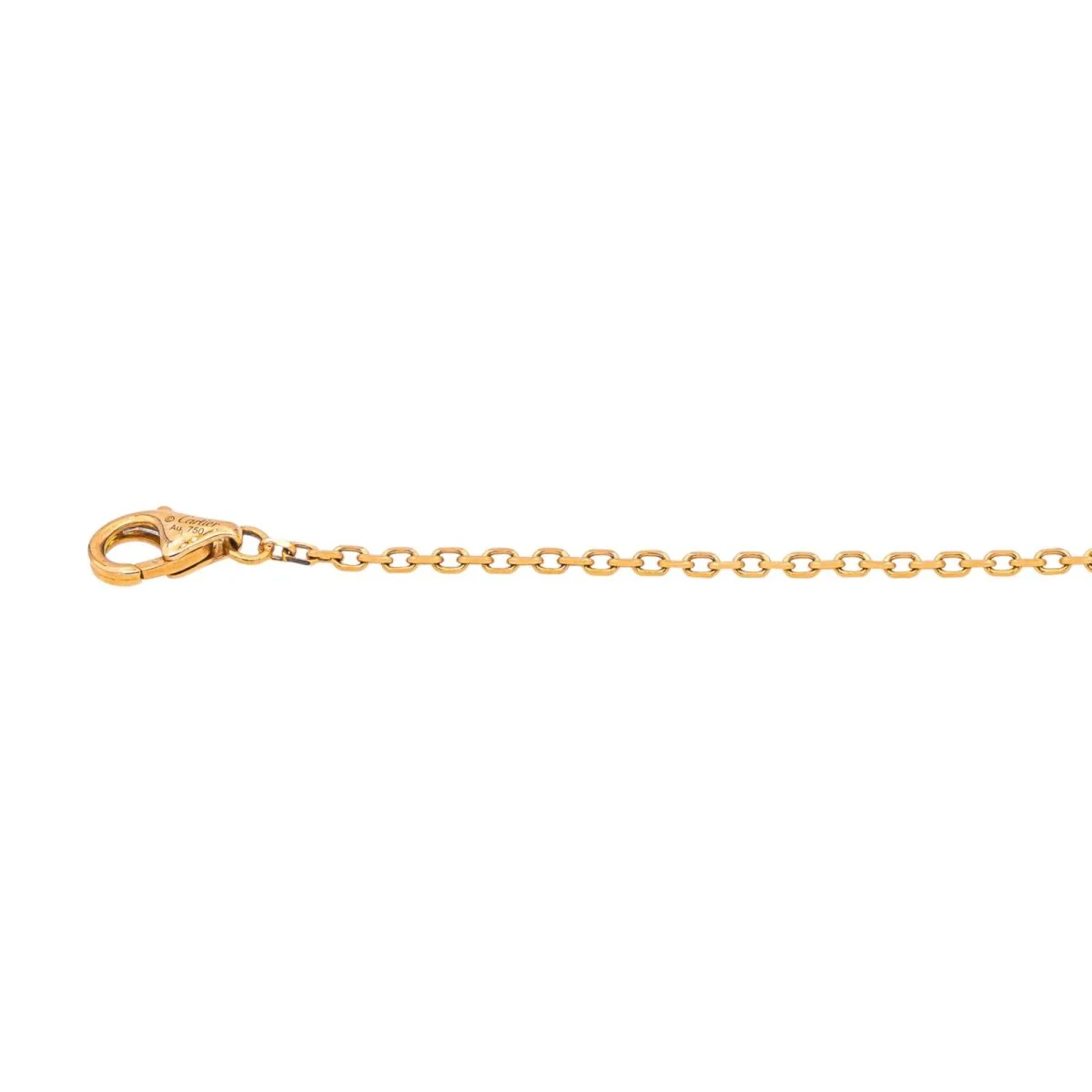 Collier Pendentif CARTIER "Love Pavé" en or rose et diamants - Image 6