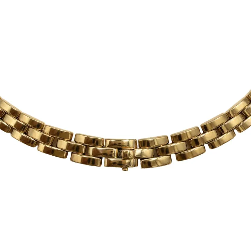 Collier Maille CARTIER "Panthère" en or jaune - Image 3