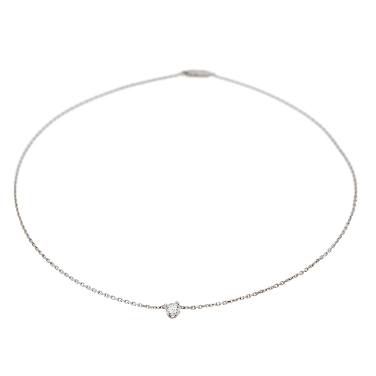 Collier CARTIER "1895" en or blanc et diamant - Image 7