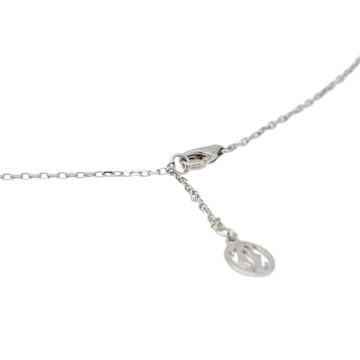 Collier Solitaire CARTIER "Cartier d'amour" en or blanc et diamant - Image 4