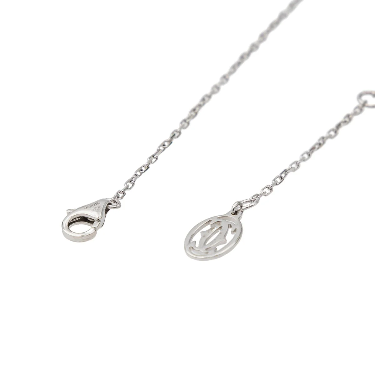 Collier Solitaire CARTIER "Cartier d'amour" en or blanc et diamant - Image 6
