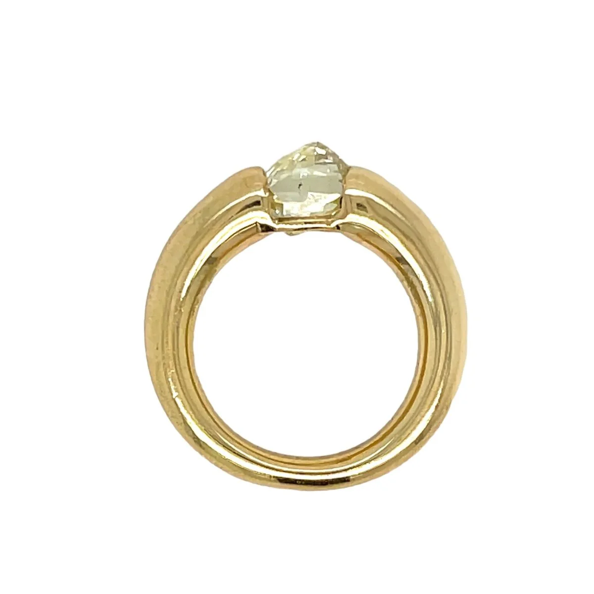 Bague CARTIER "Ellipse" en or jaune avec diamants - Image 4