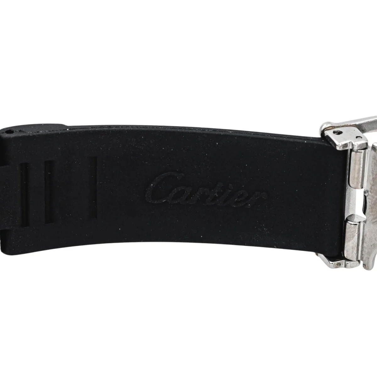 Montre CARTIER "21 Chronoscaph" en acier et quartz - Image 7