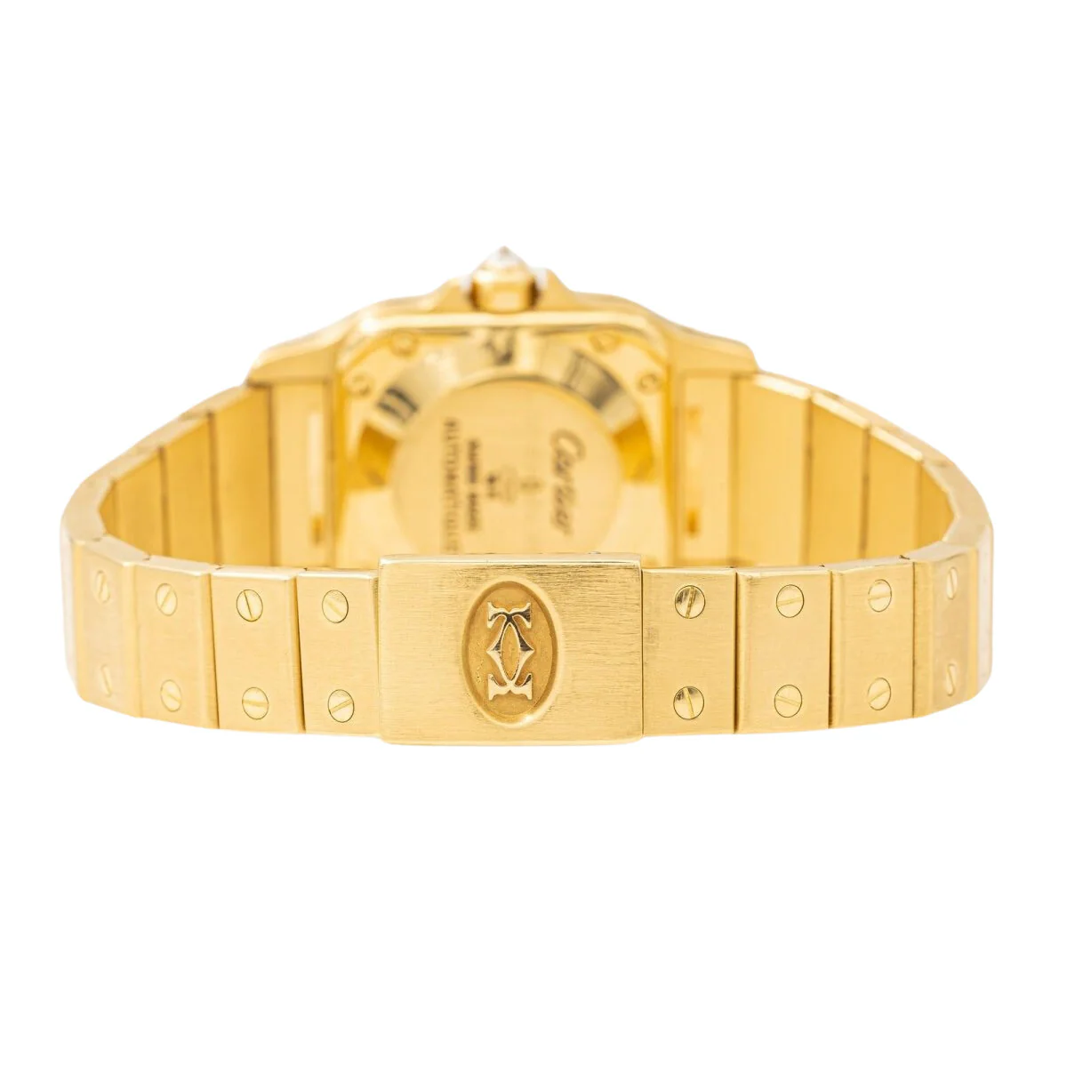Cartier Montre Automatique Santos Or jaune Diamant - Image 6