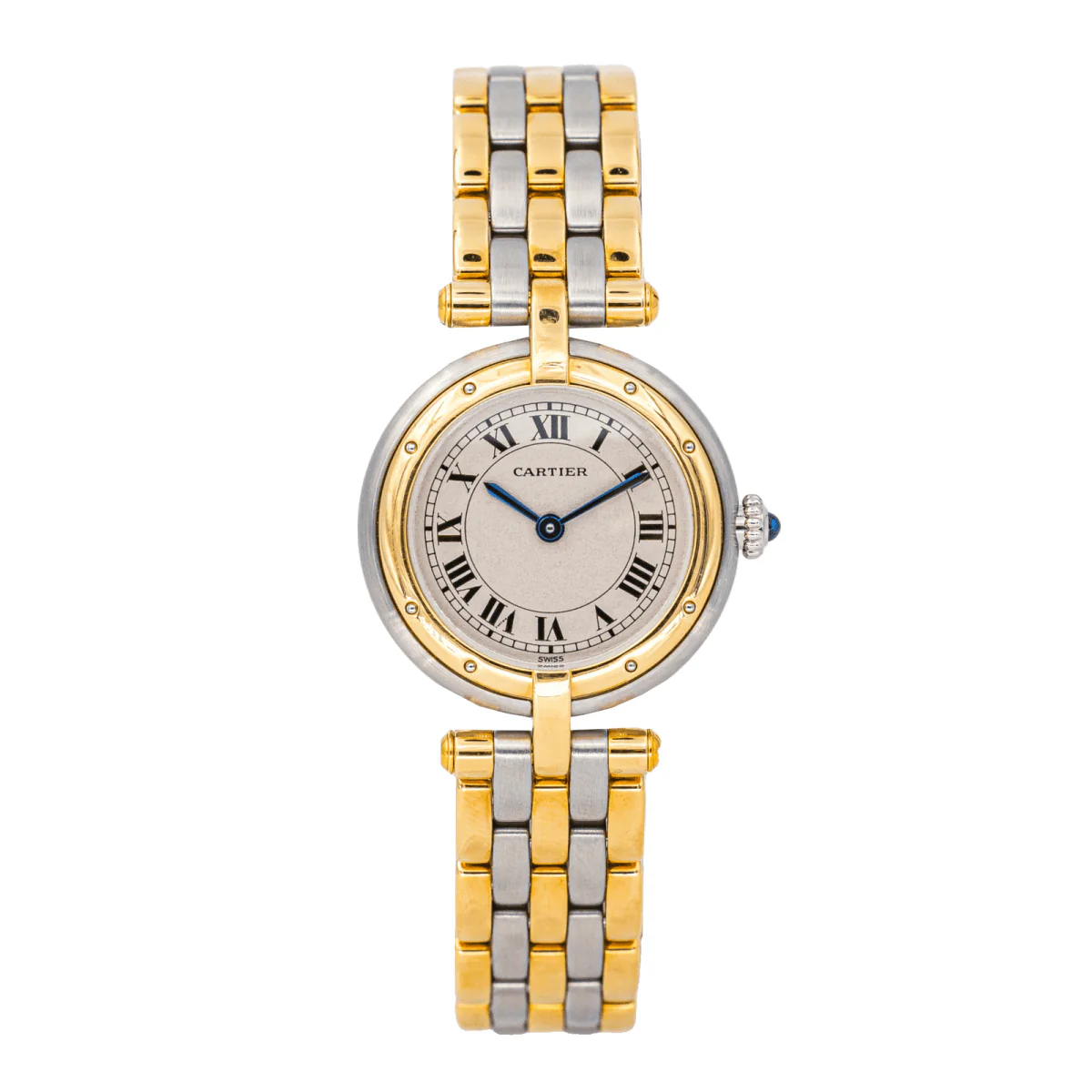 Montre CARTIER "Panthère" en or jaune, acier et quartz