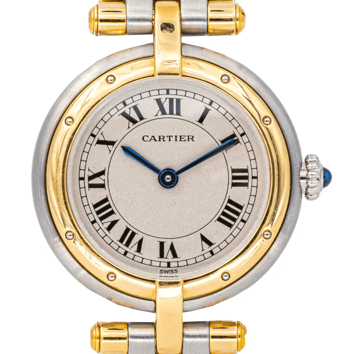 Montre CARTIER "Panthère" en or jaune, acier et quartz - Image 3