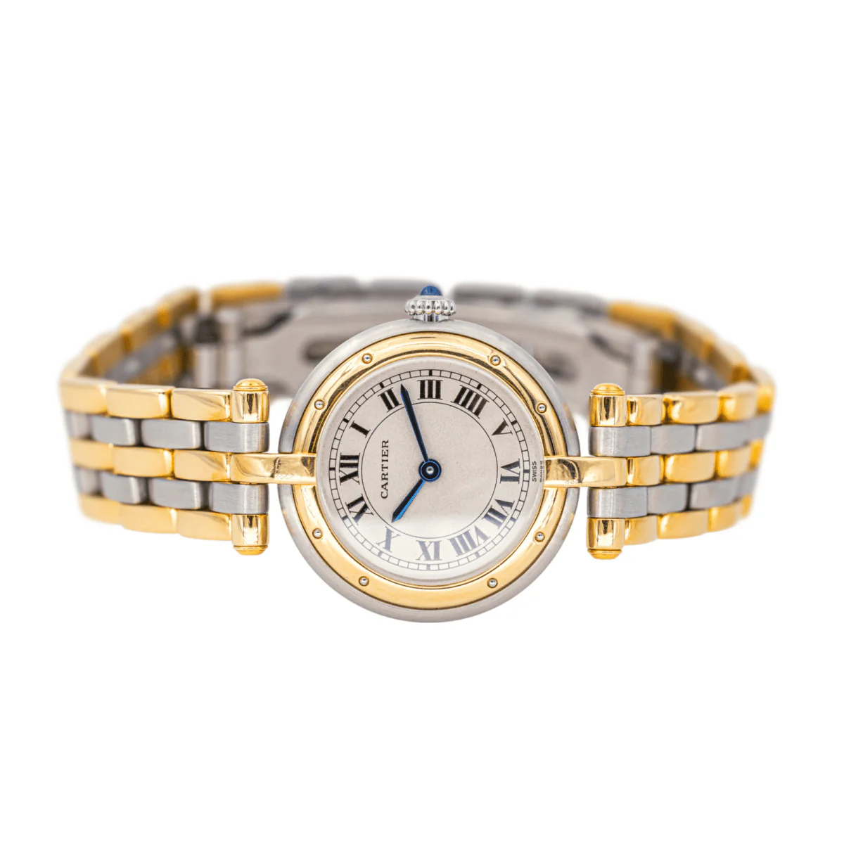 Montre CARTIER "Panthère" en or jaune, acier et quartz - Image 5