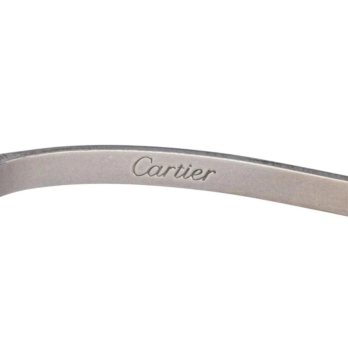 Montre CARTIER "Santos" en or jaune, acier et quartz - Image 7