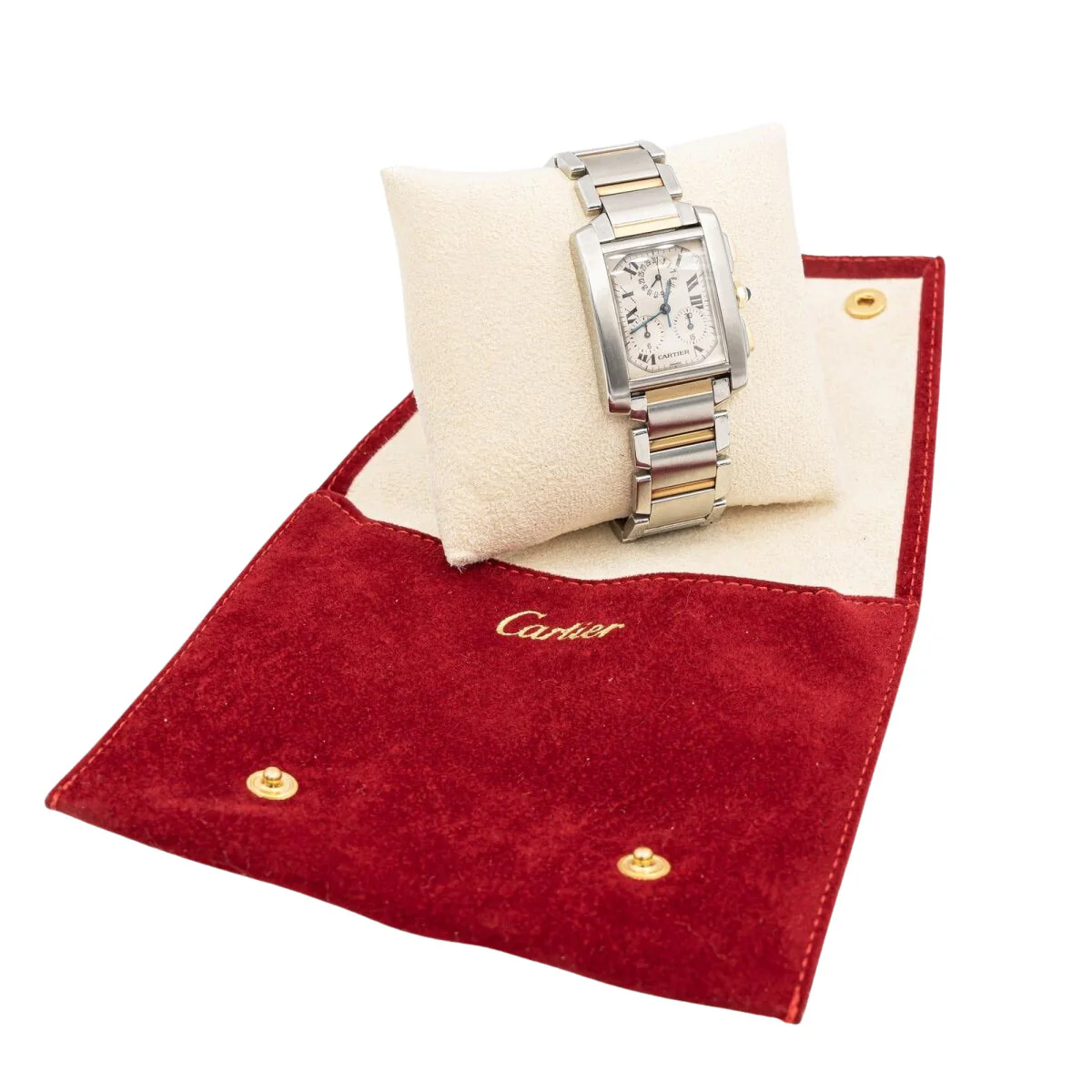 Cartier Montre Tank Française Or jaune - Image 3