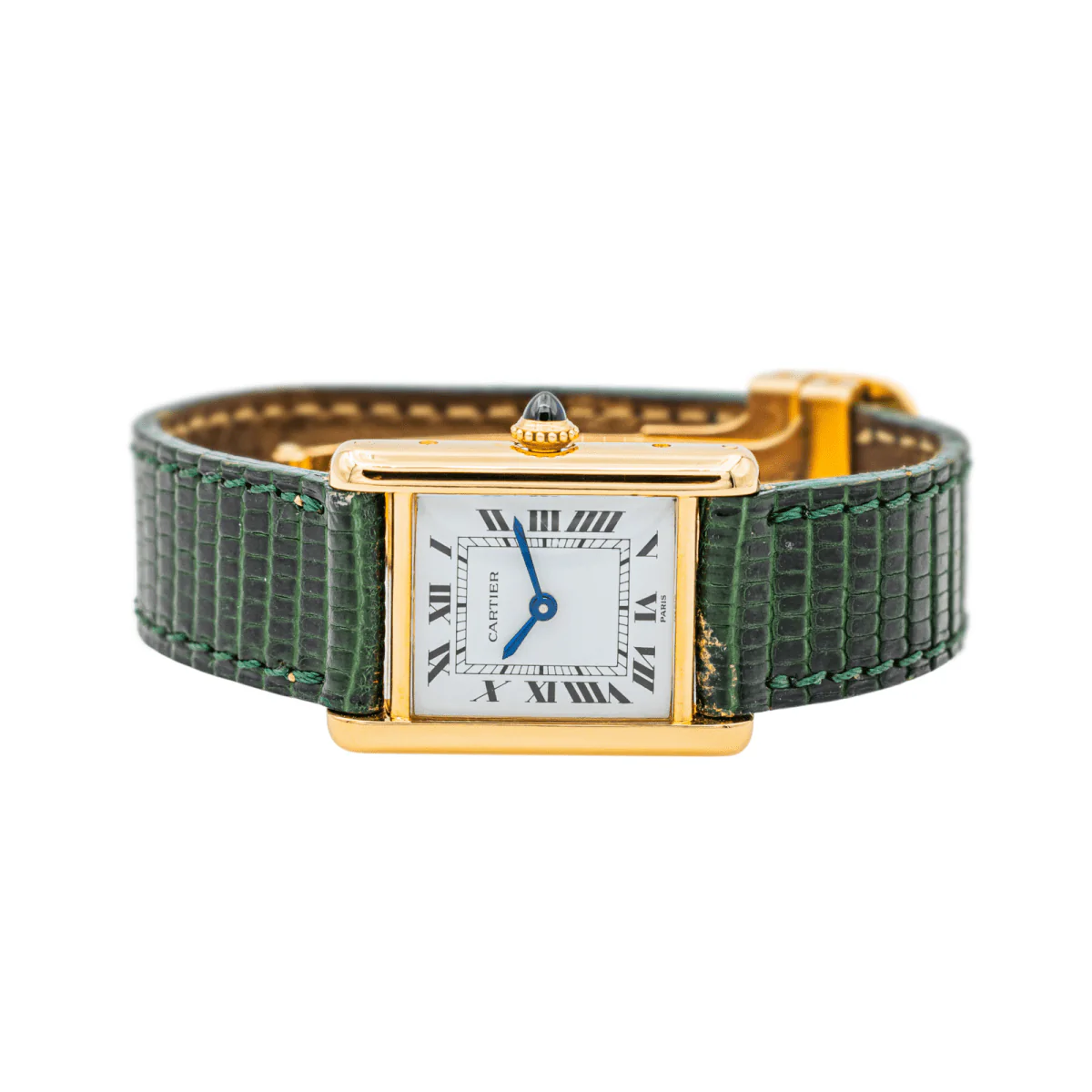 Montre CARTIER, "Tank" en or jaune - Image 4