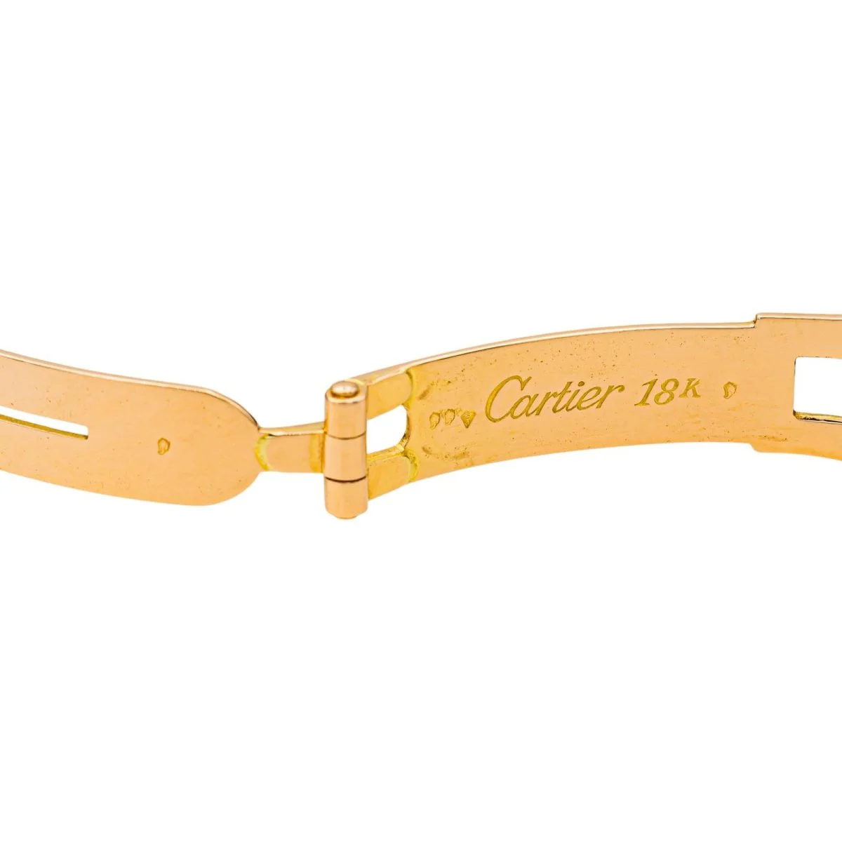 Montre CARTIER, "Tank" en or jaune - Image 9