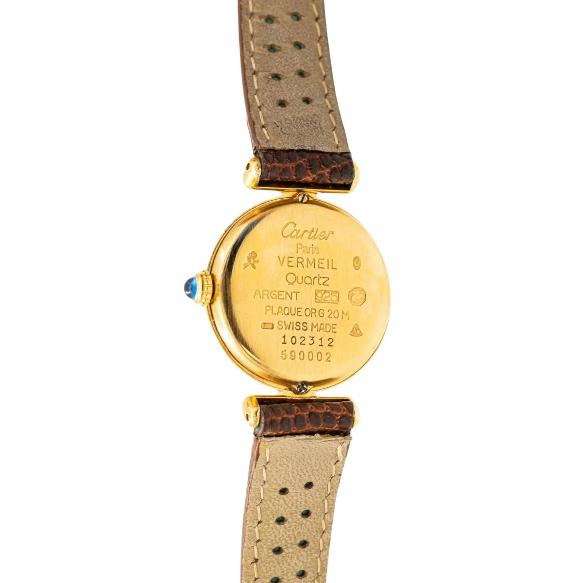 Cartier Montre Vintage Vendôme Vermeil - Image 6