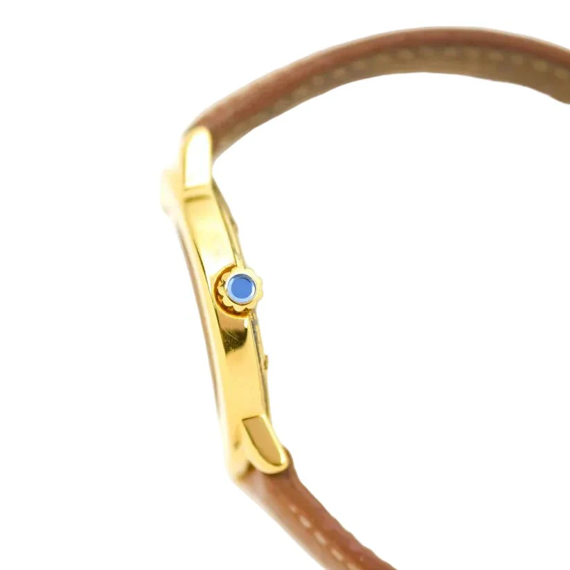 Montre CARTIER "Must II" en vermeil et cuir - Image 7