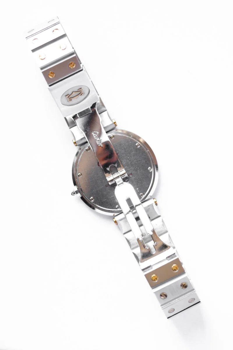 Cartier Santos "Vendôme" Or & Acier - Grand Modèle - v. 1980 - Image 7