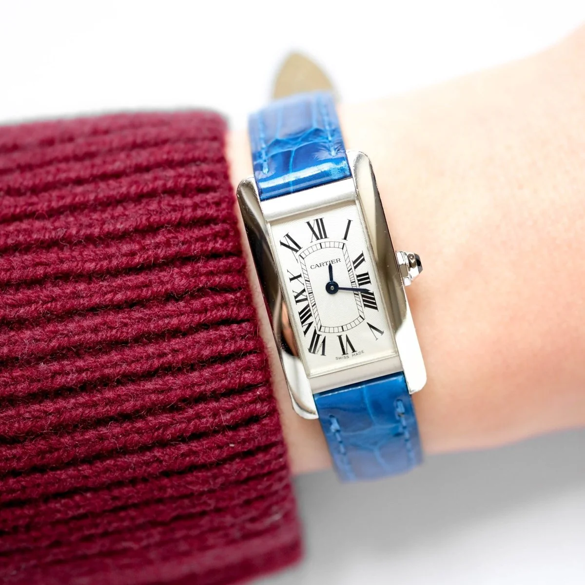 Cartier Tank Américaine Lady Or blanc - 2014 (full set) - Image 11