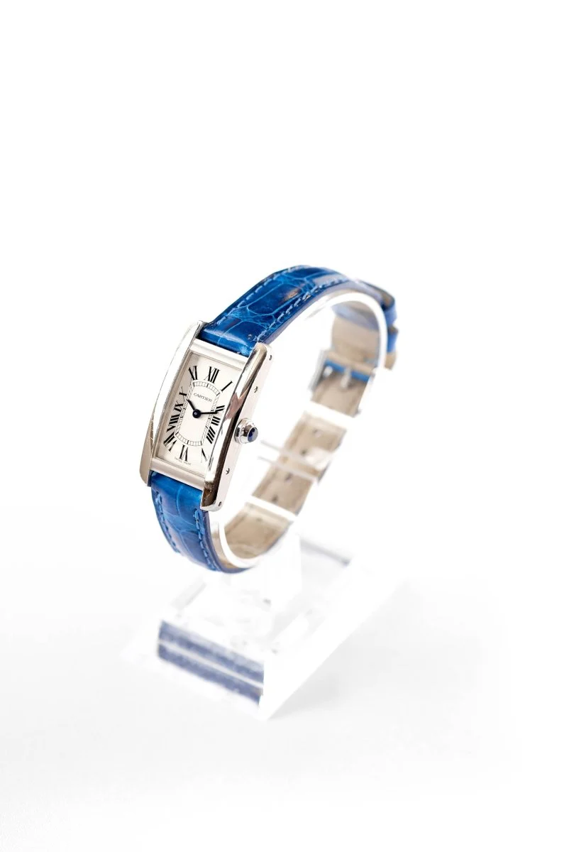 Cartier Tank Américaine Lady Or blanc - 2014 (full set) - Image 2