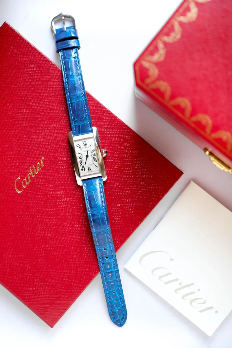 Cartier Tank Américaine Lady Or blanc - 2014 (full set) - Image 5
