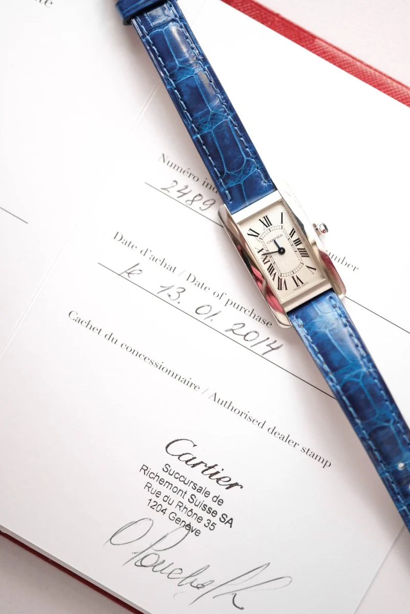 Cartier Tank Américaine Lady Or blanc - 2014 (full set) - Image 6