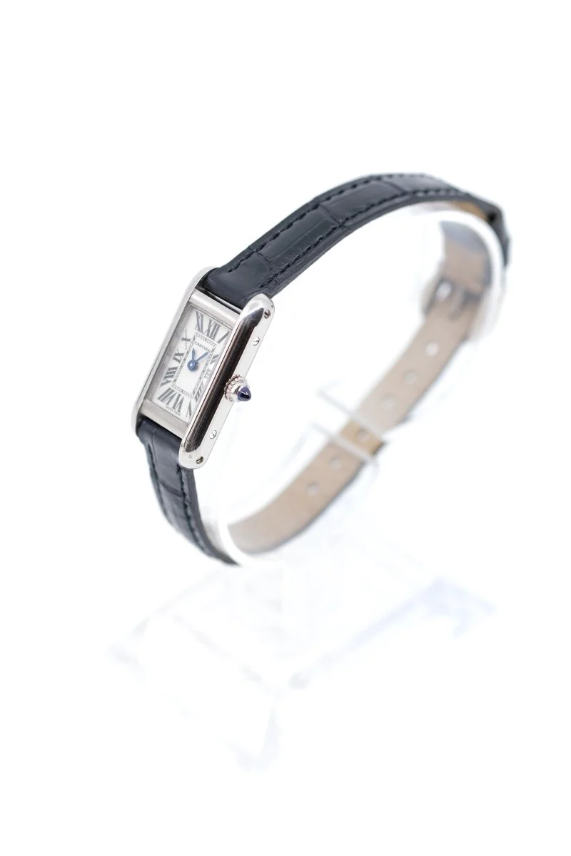 Cartier Tank Mini Allongée - Or blanc - v. 1995 - Image 3