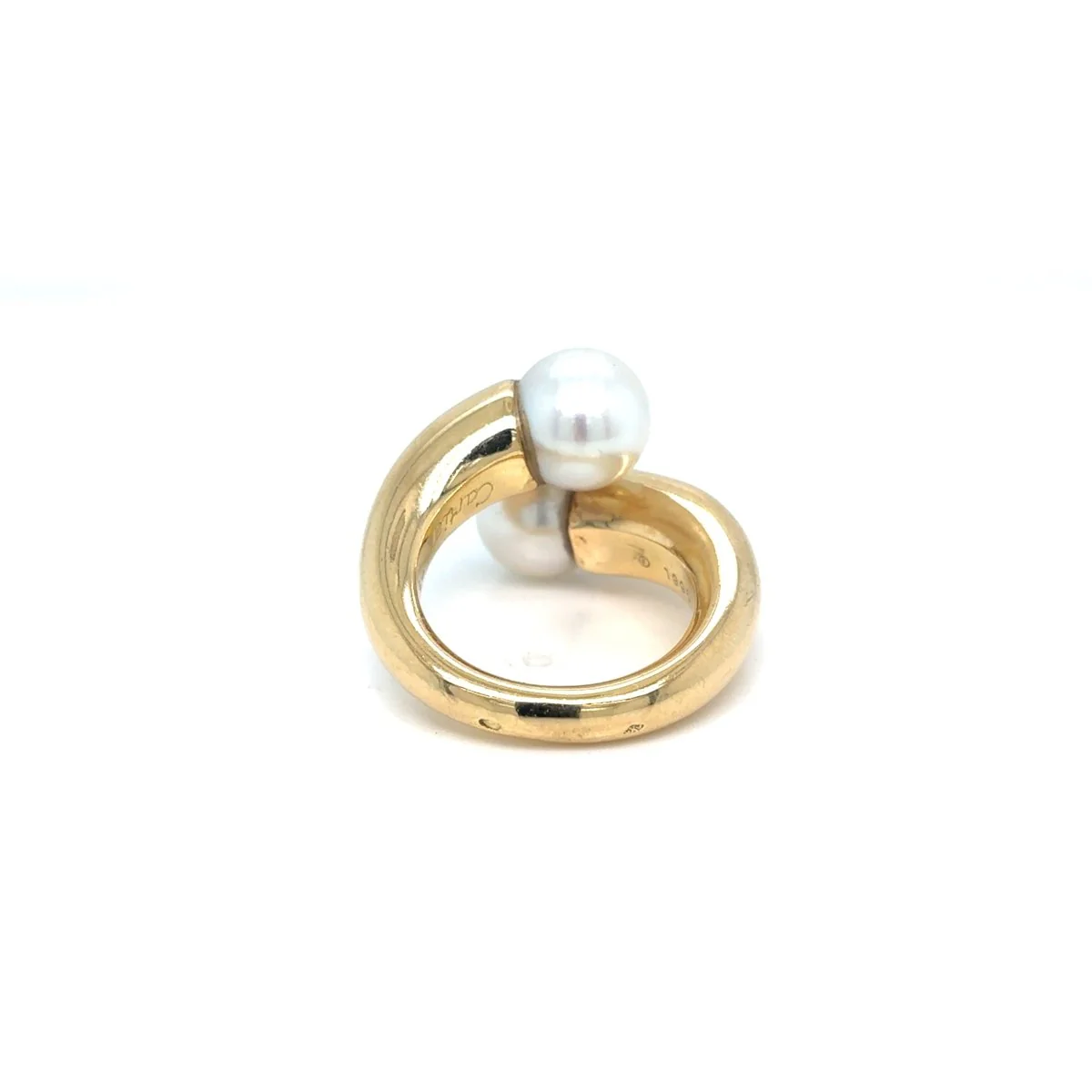 Cartier Toi & Moi Pearl Ring in 18 Karat Yellow Gold, 1996 - Image 4