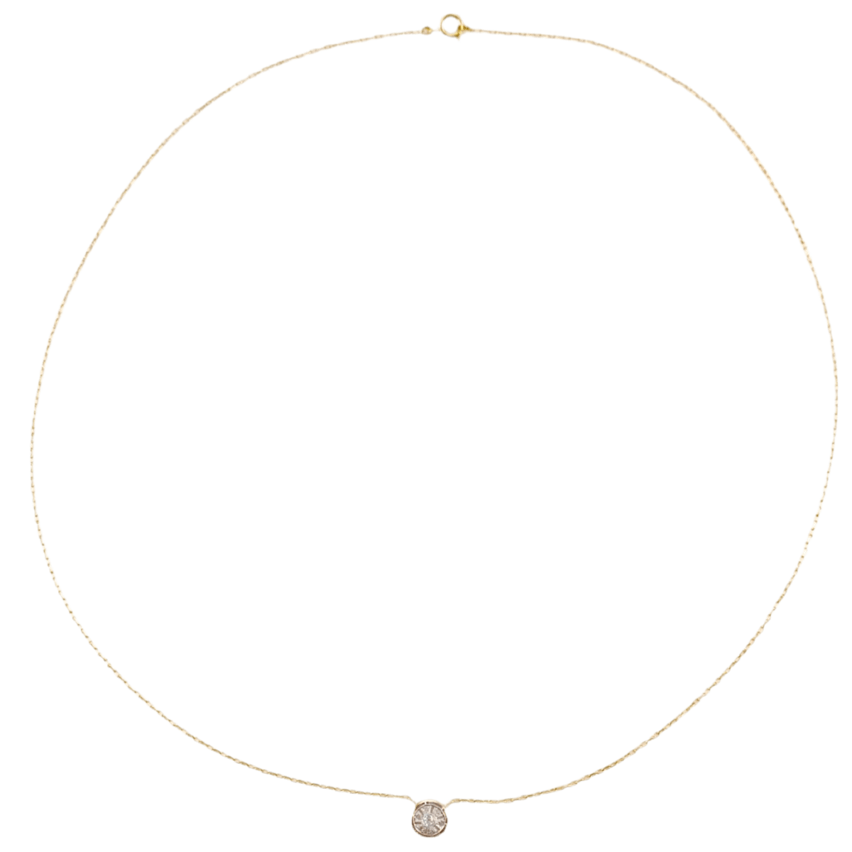 Collier Chaîne en or jaune et diamants - Image 3