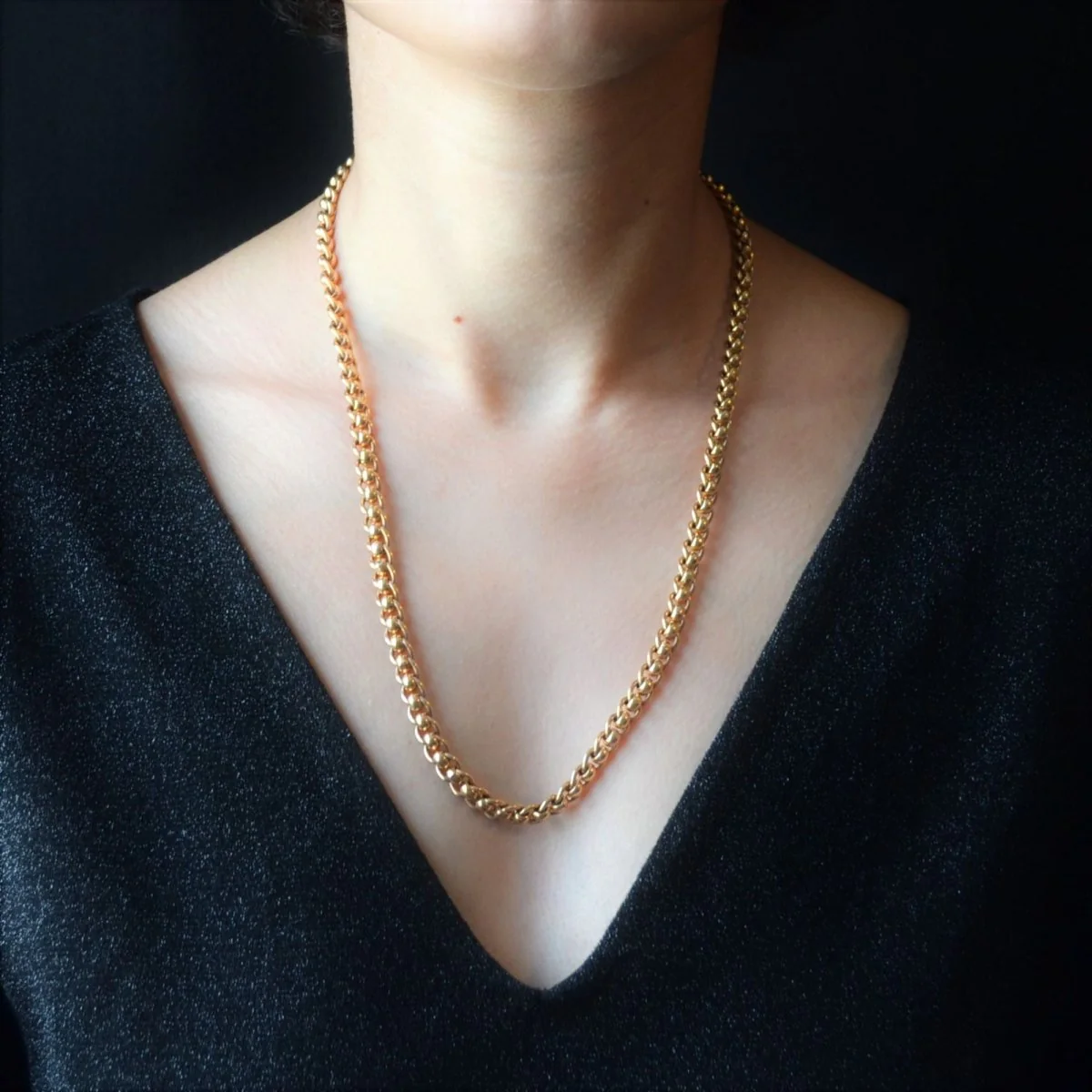 Collier Chaîne en or rose - Image 2