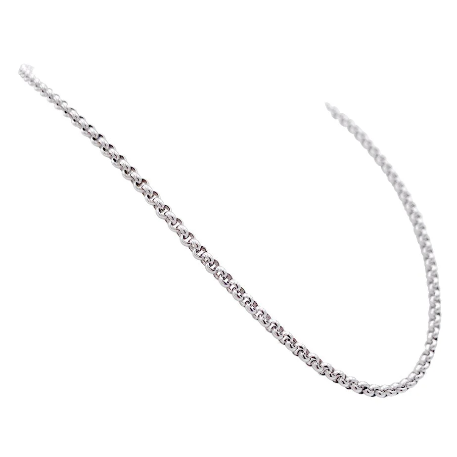 Collier Chaîne CHOPARD en or blanc - Image 4