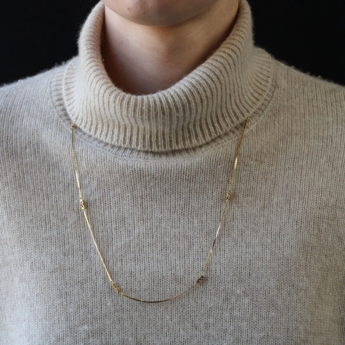 Collier Maille en or jaune - Image 2