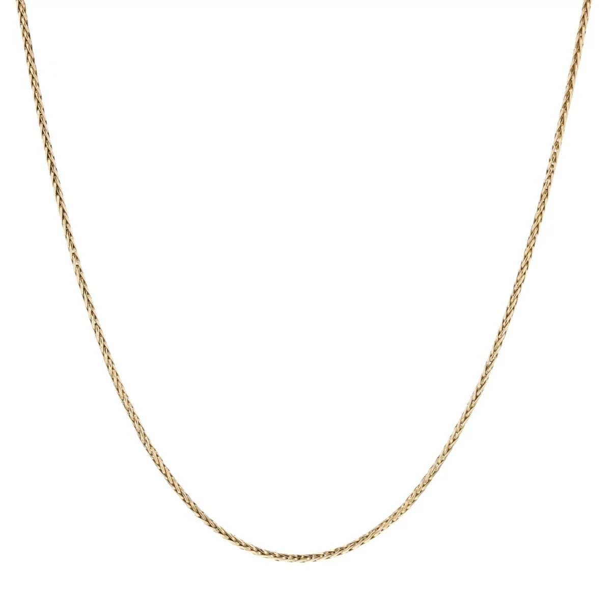 Collier Maille en or jaune et or blanc