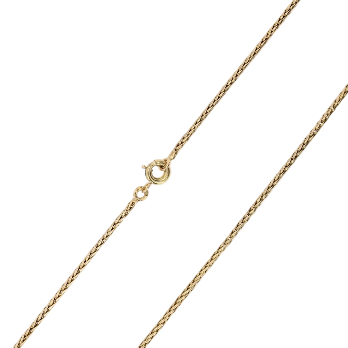 Collier Maille en or jaune et or blanc - Image 4