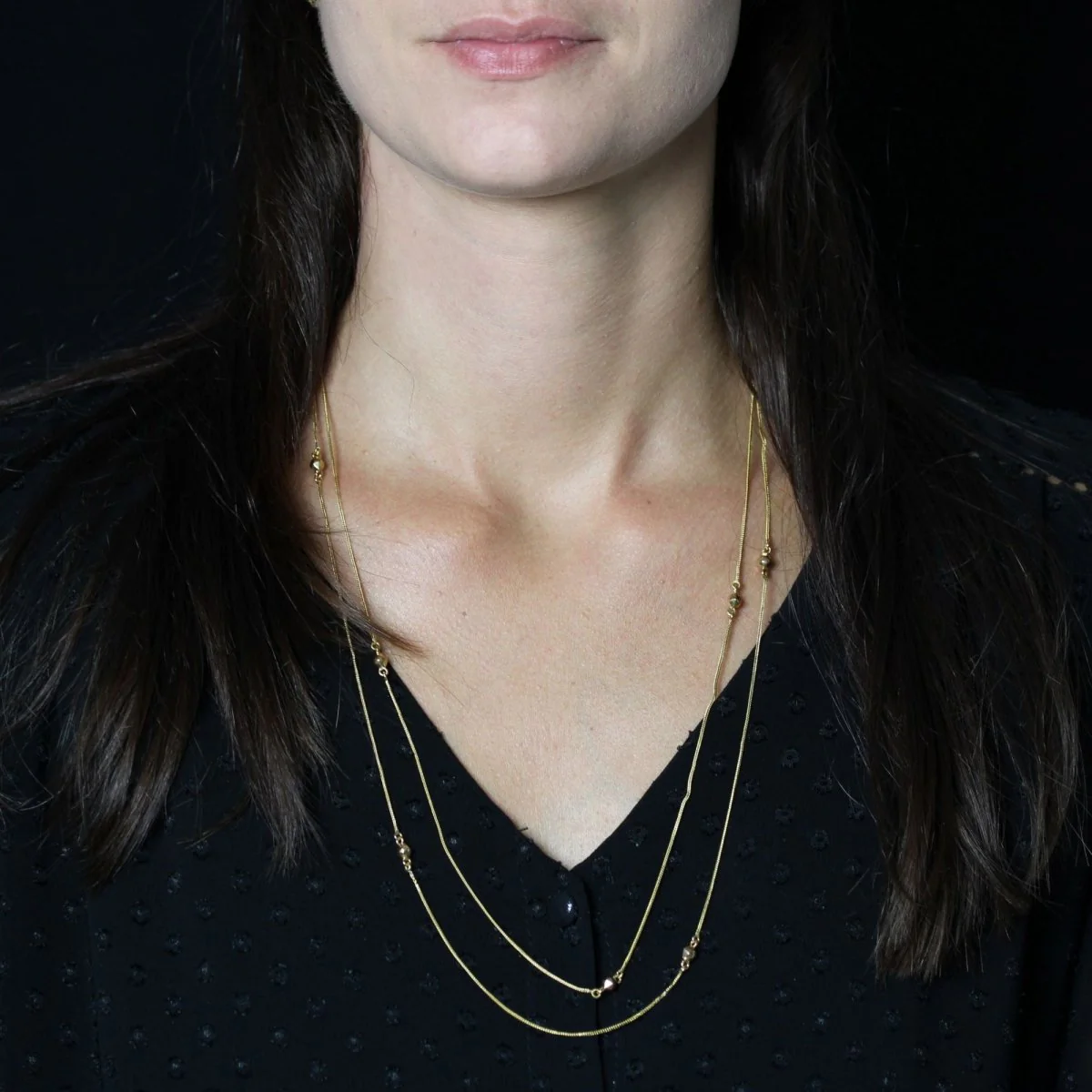 Collier Sautoir en or rose - Image 2