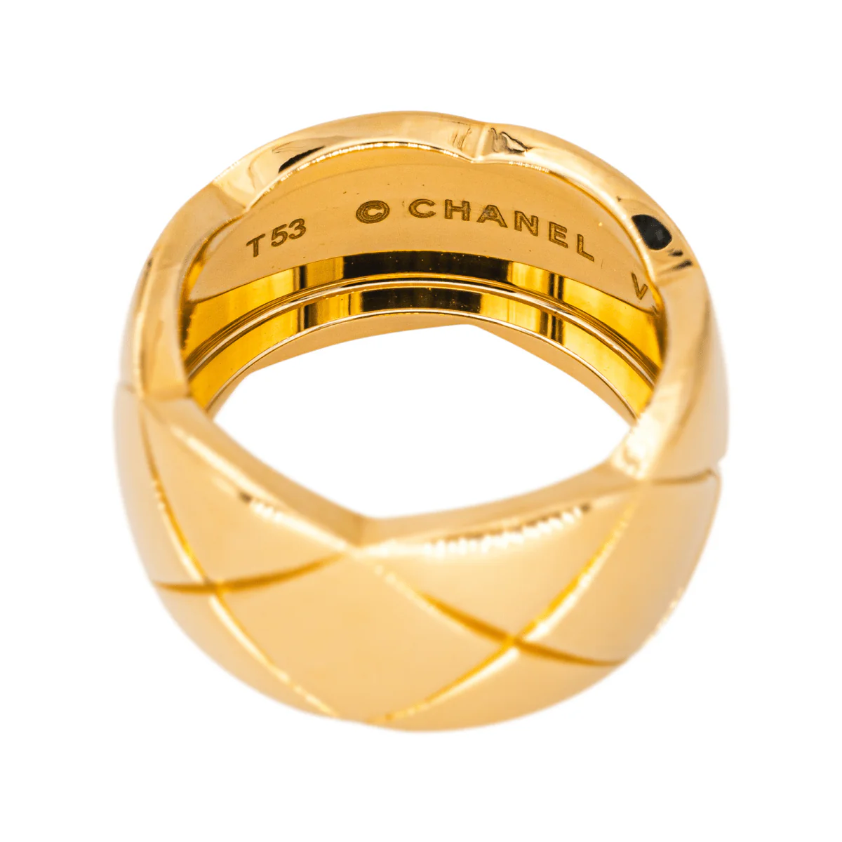 Bague Bandeau CHANEL "Coco Crush" en or jaune - Image 3