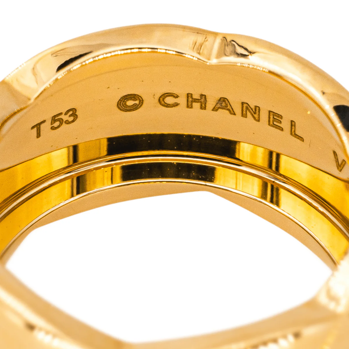 Bague Bandeau CHANEL "Coco Crush" en or jaune - Image 4