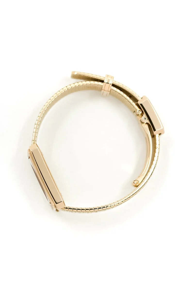 Montre CHANEL "Boy·Friend Tweed" en or jaune et diamants - Image 9