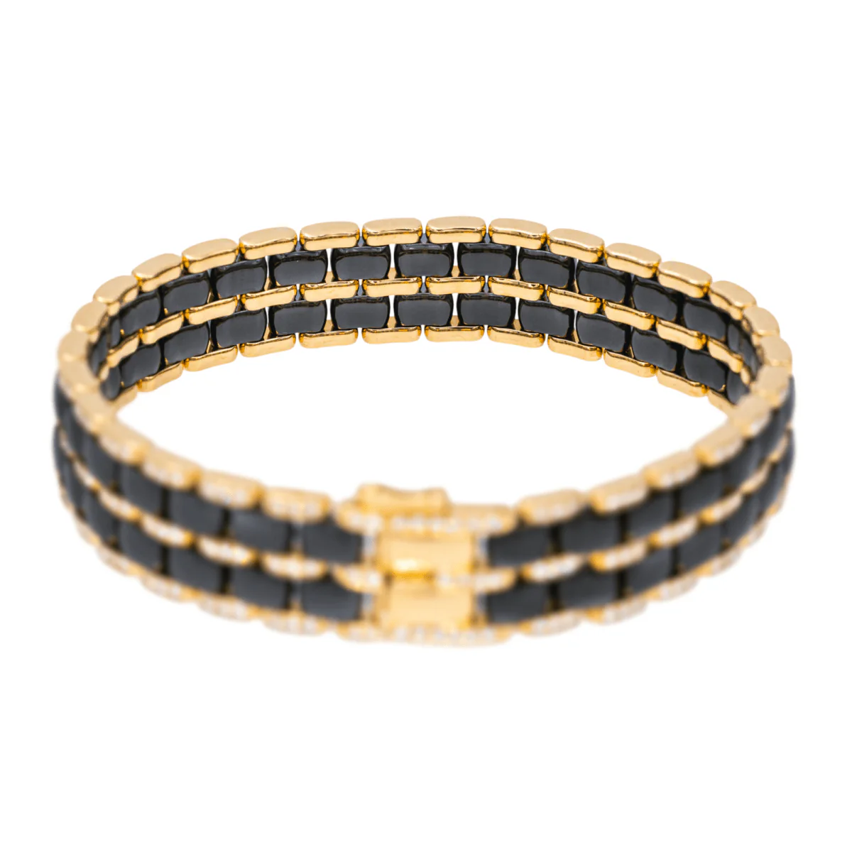 Bracelet CHANEL "Ultra" en or rose, céramique et diamants - Image 5