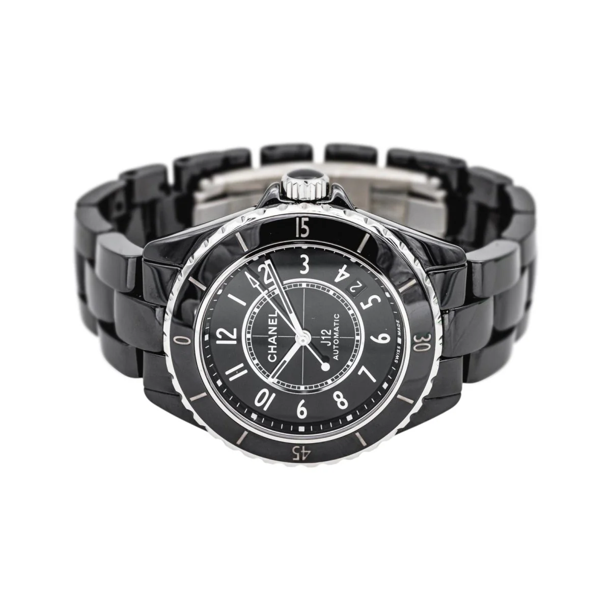 Montre CHANEL "J12" en acier et céramique - Image 4