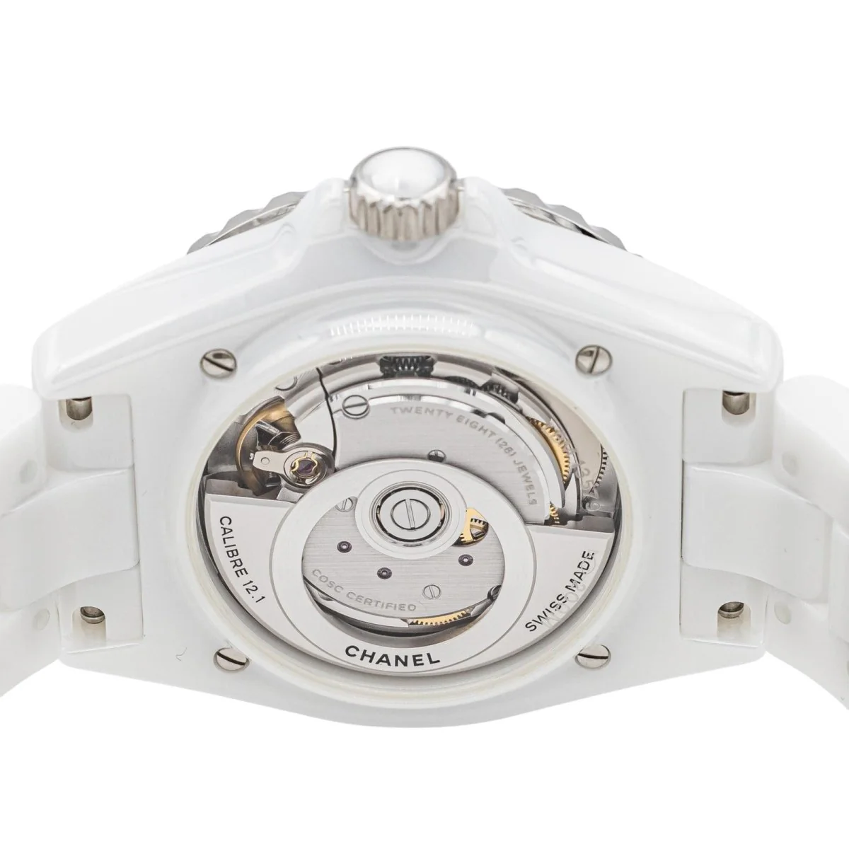 Montre Mécanique CHANEL "J12" en céramique et diamants - Image 6