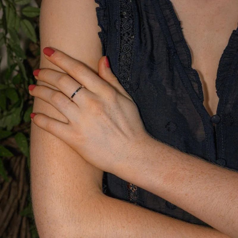 Bague Alliance CHAUMET "Bee My Love" en or blanc - Image 2
