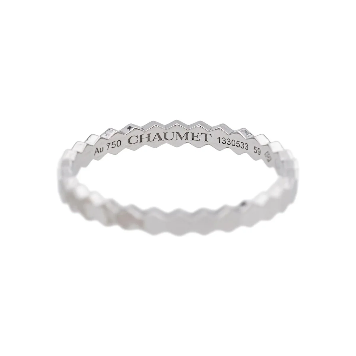 Bague Alliance CHAUMET "Bee My Love" en or blanc - Image 3
