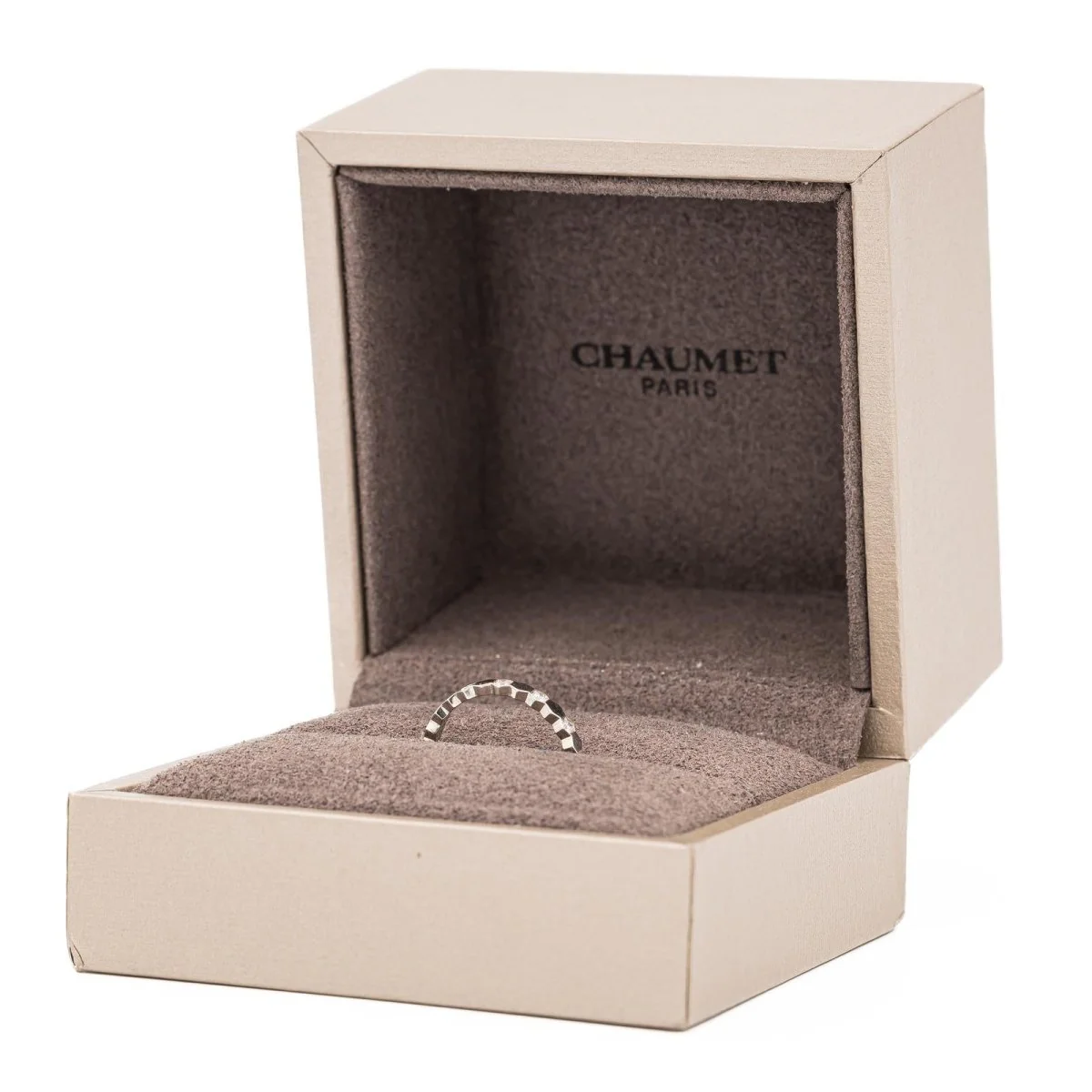 Bague Alliance "Bee my Love" en or blanc et diamants - Image 3