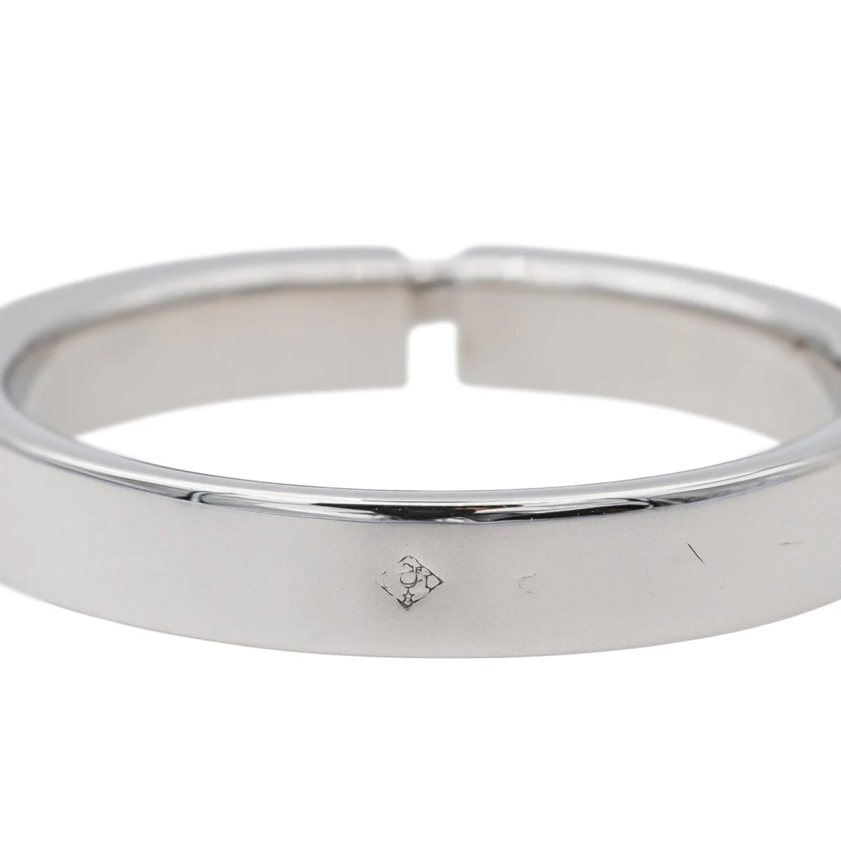 Bague Chaume Alliance Lien évidence Or blanc - Image 6