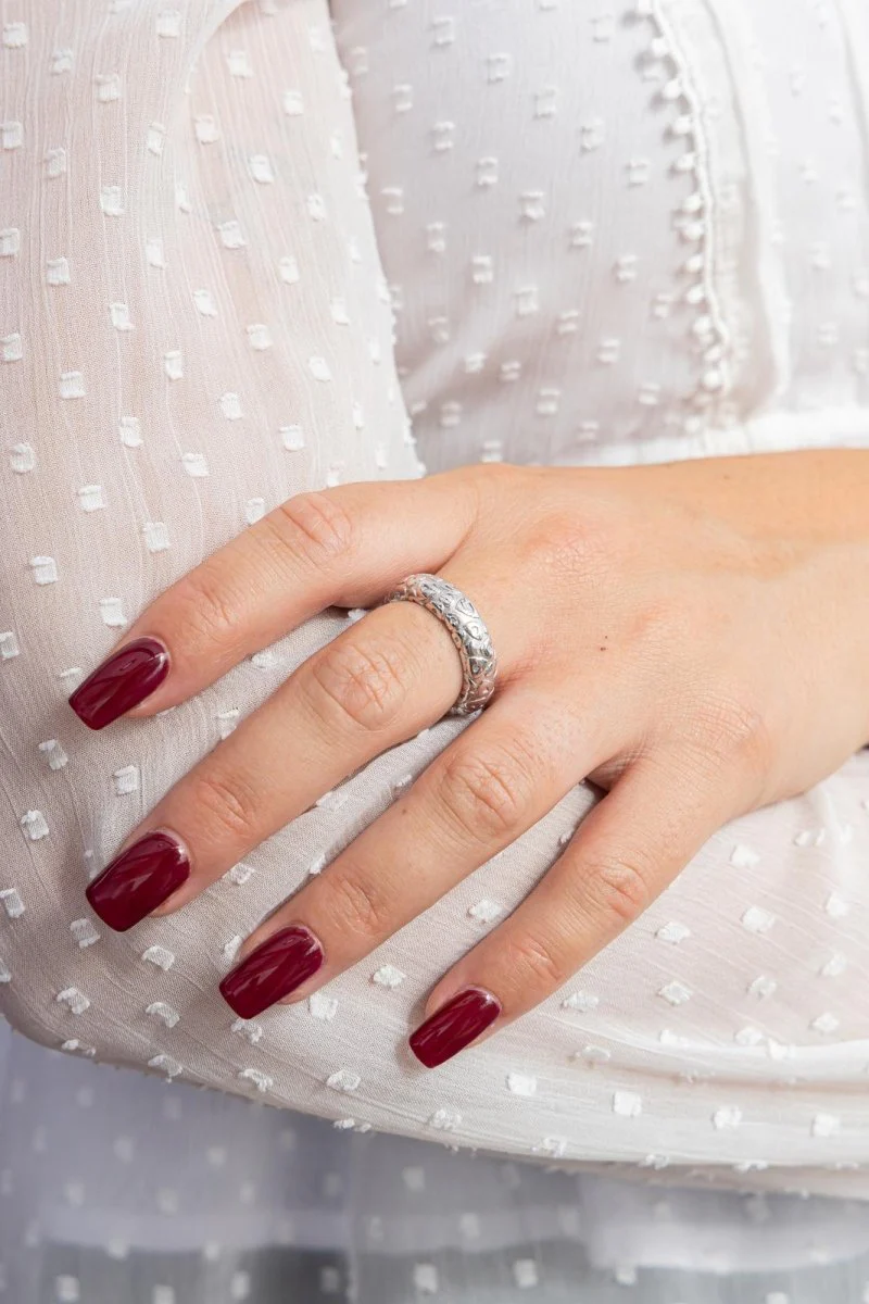 Bague Jonc CHAUMET en or blanc - Image 2