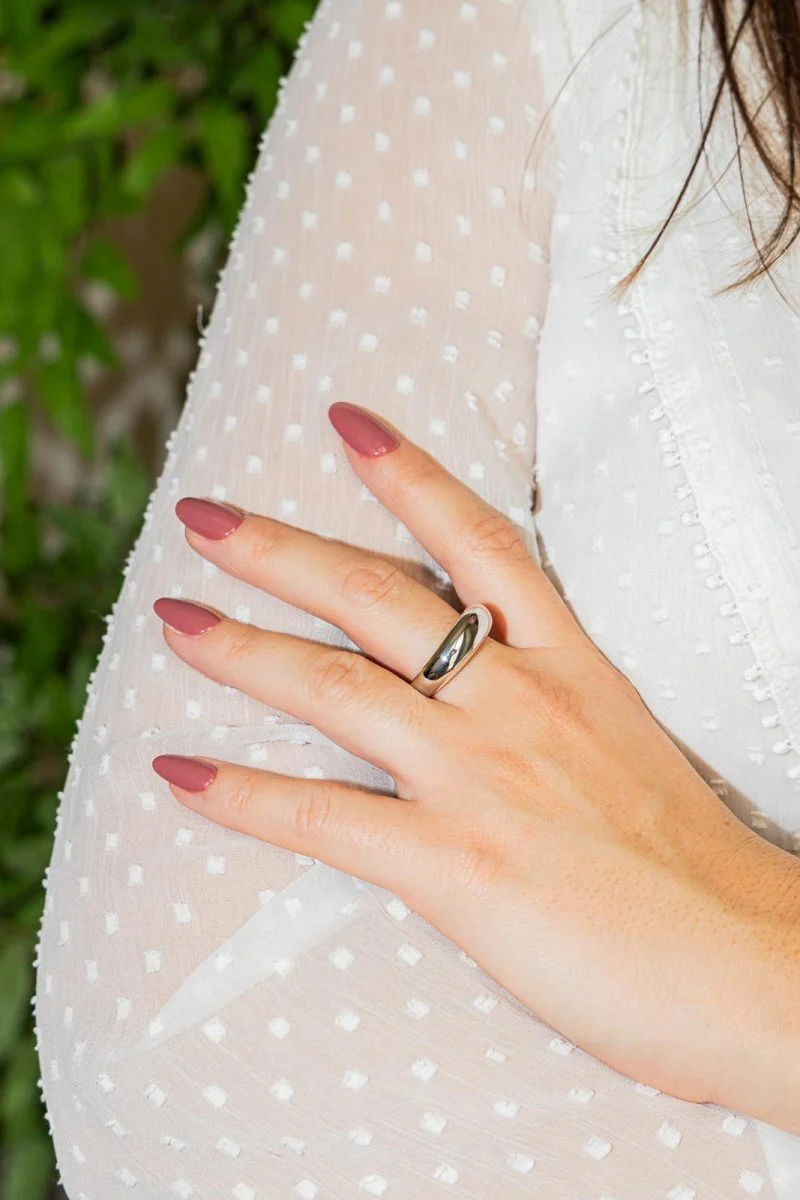 Chaumet Bague Jonc  Or blanc - Image 2