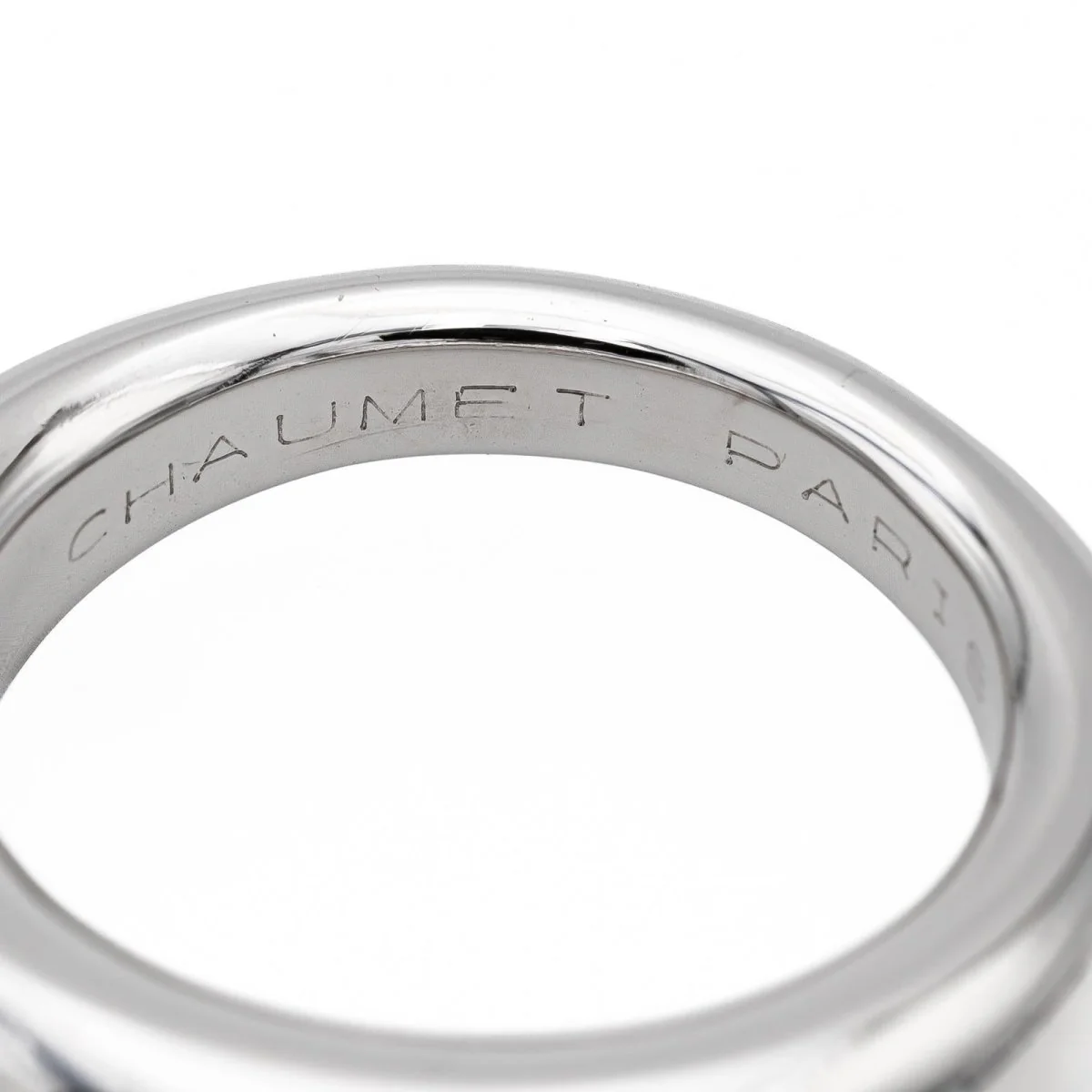 Chaumet Bague Jonc  Or blanc - Image 4