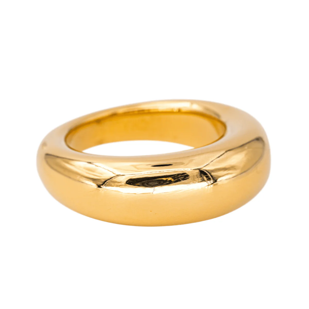Bague Jonc CHAUMET en or jaune et saphir - Image 5