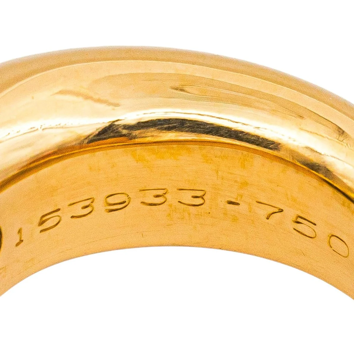 Bague Jonc CHAUMET "Bibendum" en or jaune et améthyste - Image 9