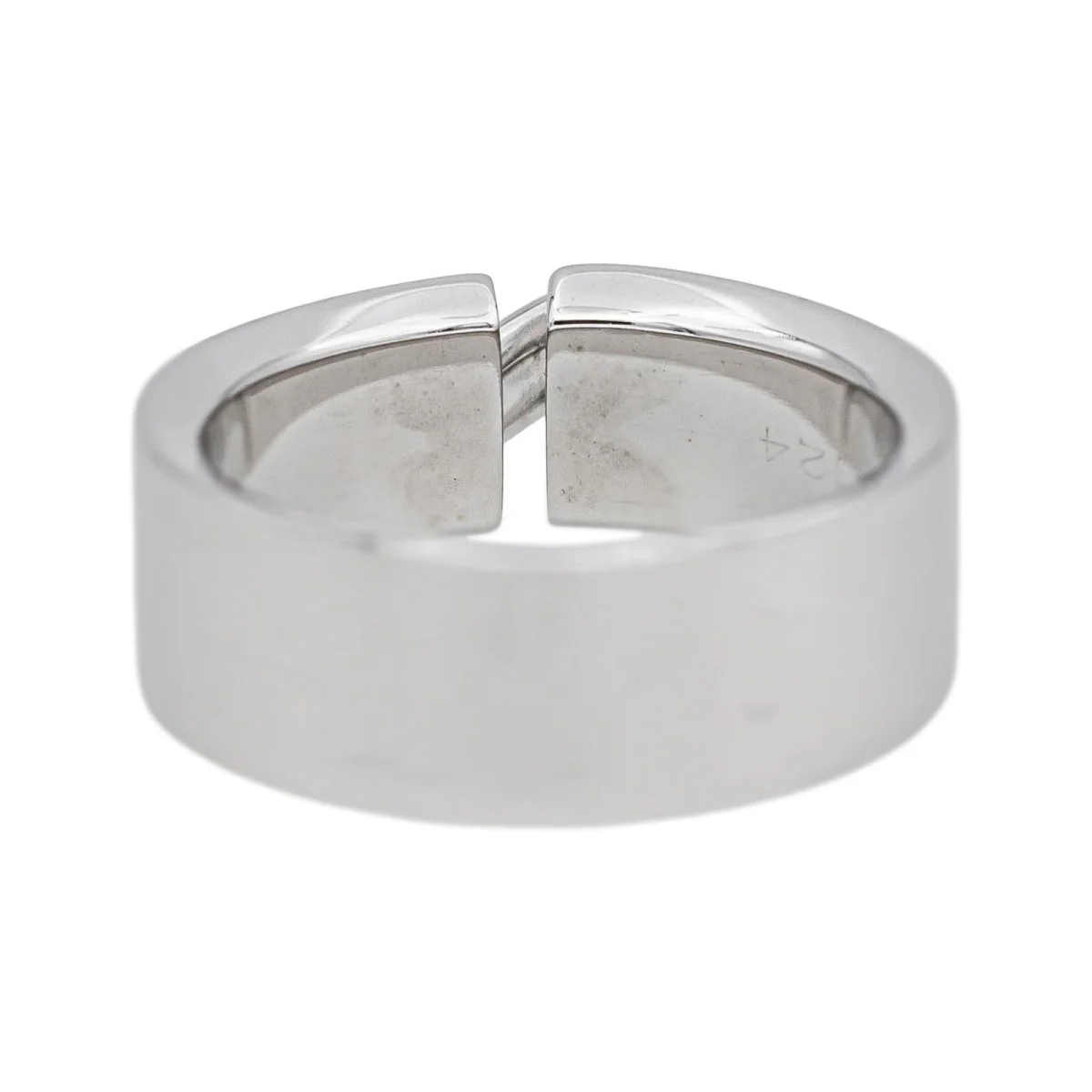 Bague Bandeau CHAUMET "Liens" en or blanc et diamants - Image 5