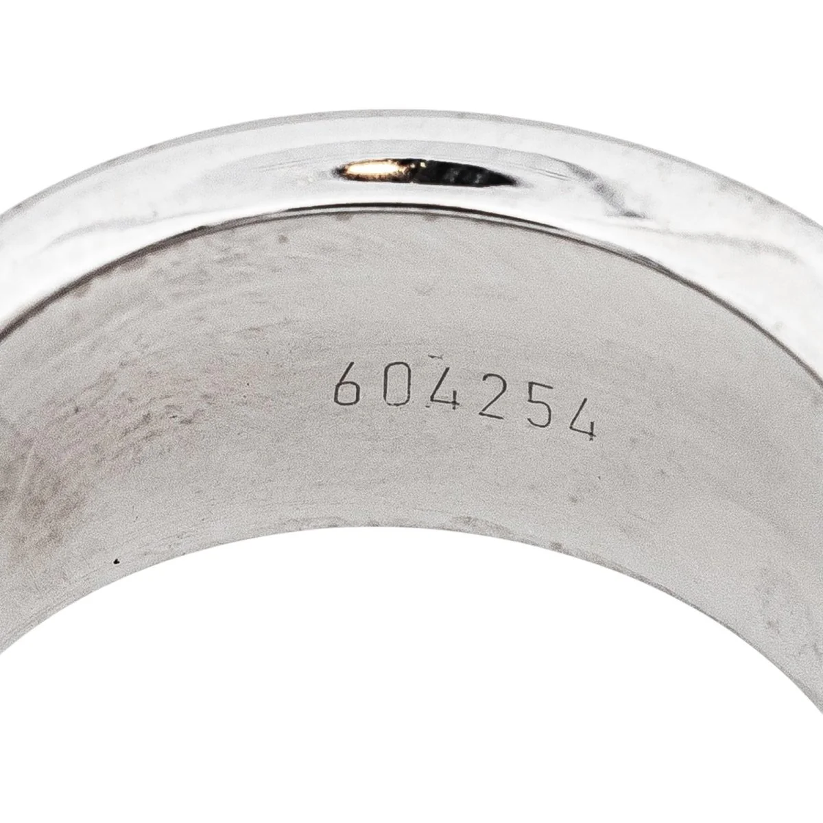 Bague Bandeau CHAUMET "Liens" en or blanc et diamants - Image 8