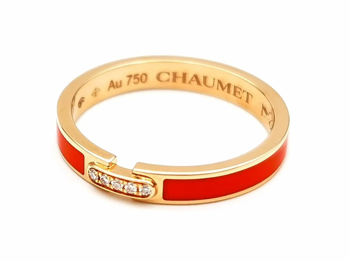 Chaumet Bague Liens Or rose Diamant - Image 8