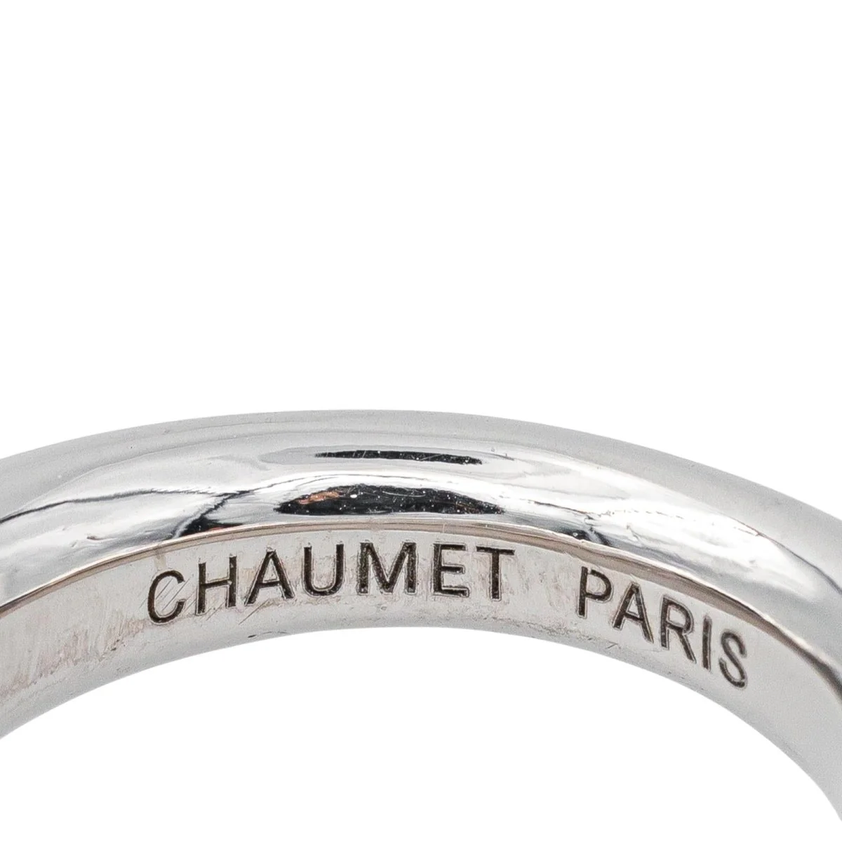 Bague Jonc CHAUMET en or blanc - Image 4
